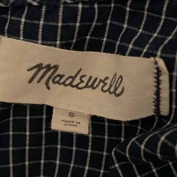 Madewell Navy Striped Jumpsuit - Picture 12 of 13